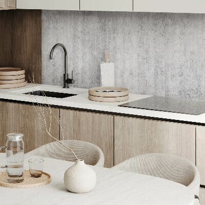 Panou decorativ bucatarie Model de beton cu fisuri