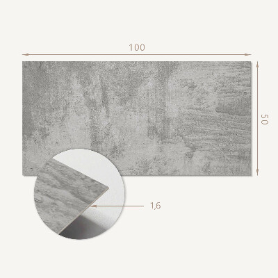 Panou decorativ perete dreptunghiular Textura de beton într-un stil brut
