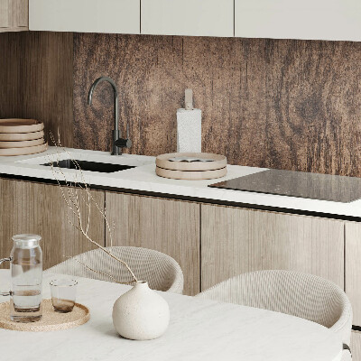 Panou decorativ bucatarie Model de granula?ie a lemnului natural