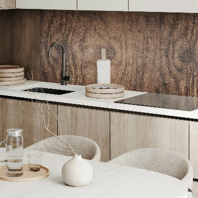 Panou decorativ bucatarie Model de granula?ie a lemnului natural