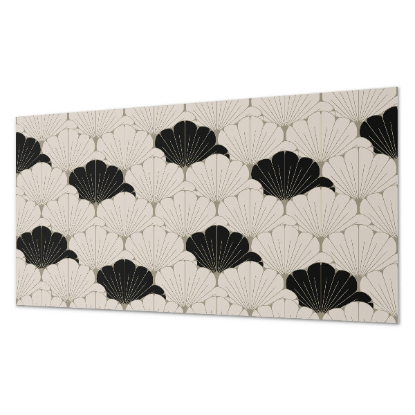 Panou decorativ perete dreptunghiular Motiv elegant cu frunze