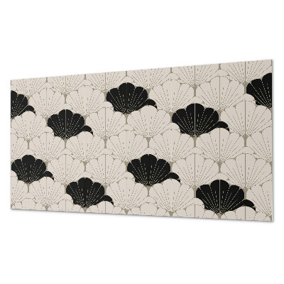 Panou decorativ perete dreptunghiular Motiv elegant cu frunze