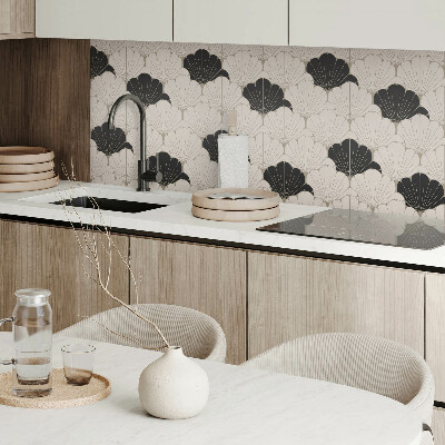 Panou decorativ perete dreptunghiular Motiv elegant cu frunze