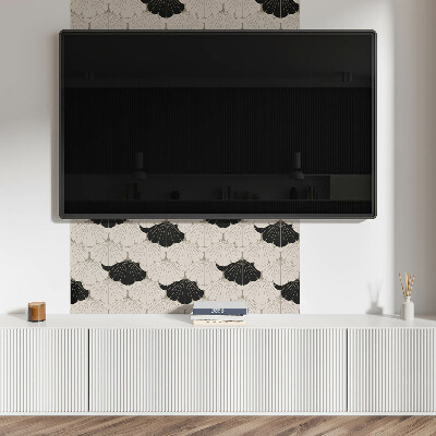 Panou decorativ perete dreptunghiular Motiv elegant cu frunze