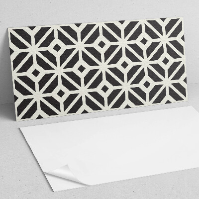 Panou decorativ bucatarie Model cu romburi în stil geometric
