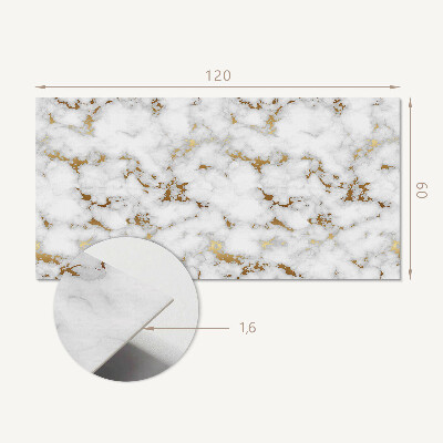 Panou decorativ perete dreptunghiular Modele de marmură cu vene delicate
