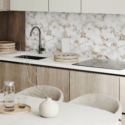 Panou decorativ perete dreptunghiular Modele de marmură cu vene delicate