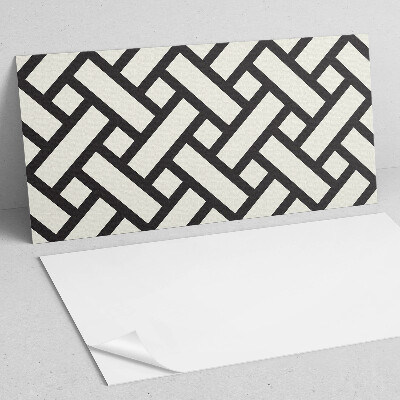 Panou decorativ bucatarie Model geometric cu împletitură
