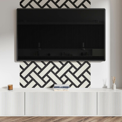 Panou decorativ bucatarie Model geometric cu împletitură