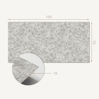 Panou decorativ perete dreptunghiular Structură din beton într-un stil modern