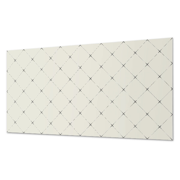 Panou decorativ bucatarie Model cu romburi în stil geometric