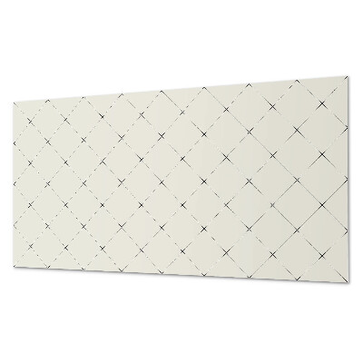 Panou decorativ bucatarie Model cu romburi în stil geometric