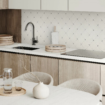 Panou decorativ bucatarie Model cu romburi în stil geometric