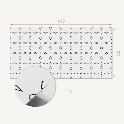 Panou decorativ bucatarie Model geometric romb