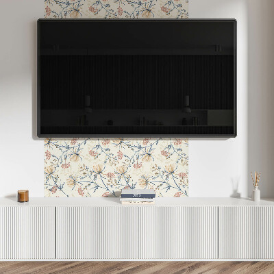 Panou decorativ perete dreptunghiular Motiv floral