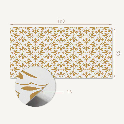Panou decorativ bucatarie Motiv de plante elegant