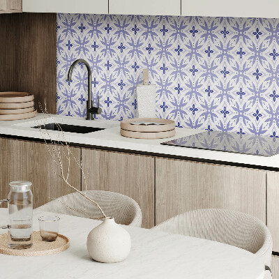 Panou decorativ perete dreptunghiular Model cu geometrie florală