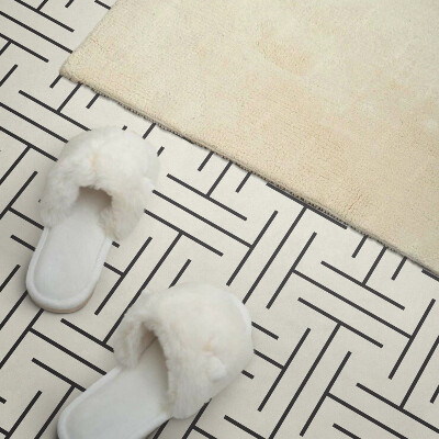 Panou decorativ bucatarie Motiv geometric în carouri