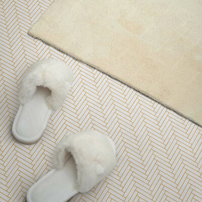 Panou decorativ dreptunghiular Model cu oase de pe?te