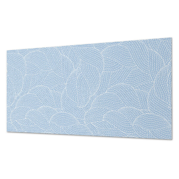 Panou decorativ bucatarie Model de frunze ondulate
