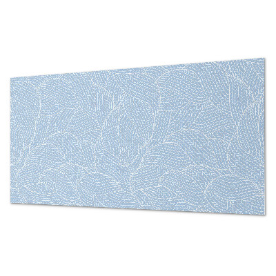 Panou decorativ bucatarie Model de frunze ondulate