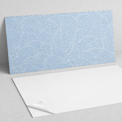 Panou decorativ bucatarie Model de frunze ondulate