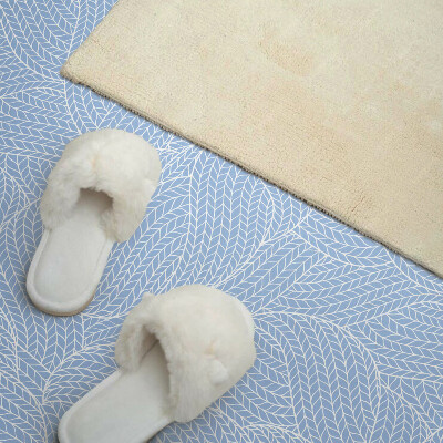 Panou decorativ bucatarie Model de frunze ondulate