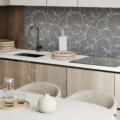Panou decorativ perete dreptunghiular Model delicat de frunze