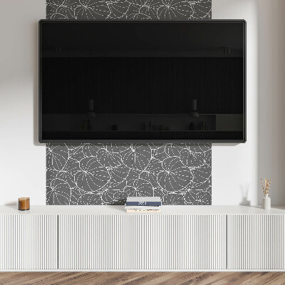 Panou decorativ perete dreptunghiular Model delicat de frunze