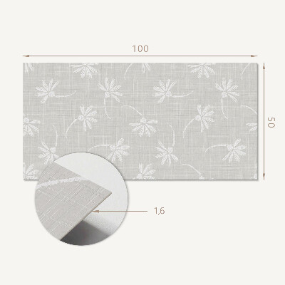 Panou decorativ dreptunghiular Motiv floral