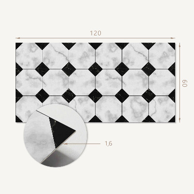 Panou decorativ dreptunghiular Motive geometrice moderne