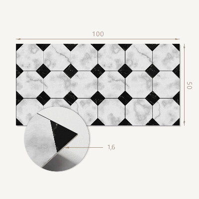 Panou decorativ dreptunghiular Motive geometrice moderne