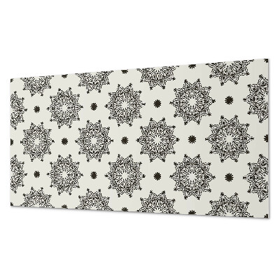 Panou decorativ perete dreptunghiular Mandala cu model de plasă