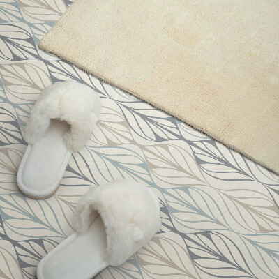 Panou decorativ perete dreptunghiular Motiv cu frunze în stil romb