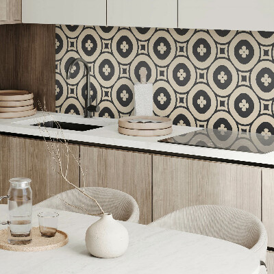 Panou decorativ dreptunghiular Model de figuri geometrice pătrate