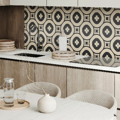 Panou decorativ dreptunghiular Model de figuri geometrice pătrate
