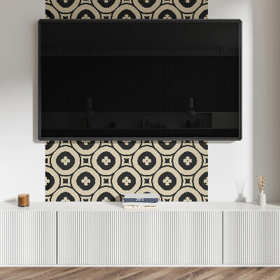 Panou decorativ dreptunghiular Model de figuri geometrice pătrate
