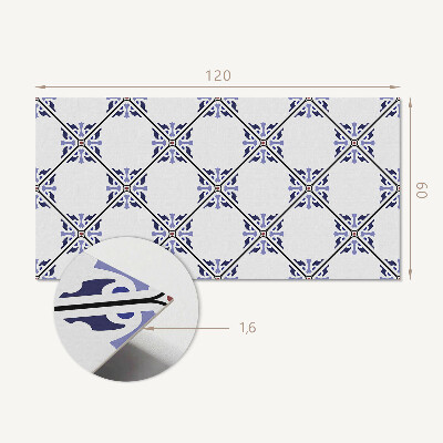 Panou decorativ bucatarie Compozi?ie cu model floral