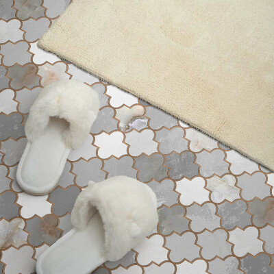 Panou decorativ dreptunghiular Forme mozaice într-un stil armonios