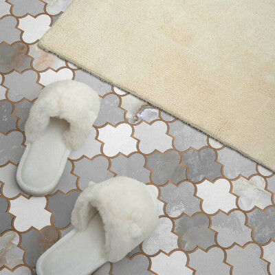 Panou decorativ dreptunghiular Forme mozaice într-un stil armonios