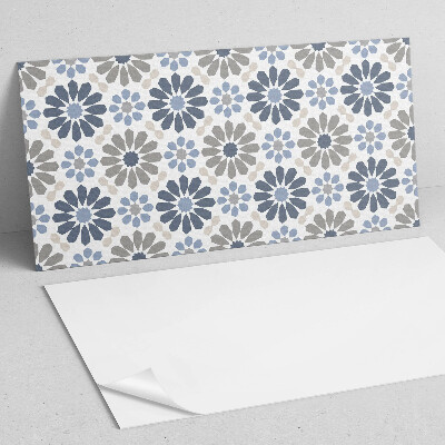 Panou decorativ perete dreptunghiular Armonie florală în simetrie