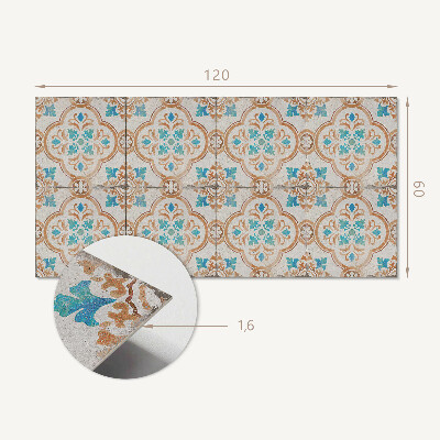 Panou decorativ dreptunghiular Model decorativ floral