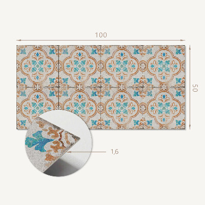 Panou decorativ dreptunghiular Model decorativ floral