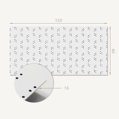 Panou decorativ dreptunghiular Model de puncte într-un aranjament obi?nuit