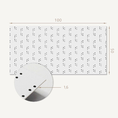 Panou decorativ dreptunghiular Model de puncte într-un aranjament obi?nuit