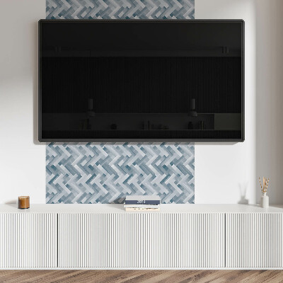 Panou decorativ dreptunghiular Model în dungi în zig-zag