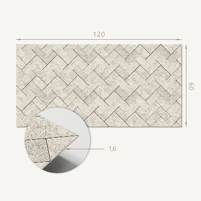 Panou decorativ bucatarie Model decorativ în oase de pe?te