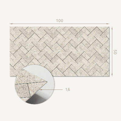 Panou decorativ bucatarie Model decorativ în oase de pe?te