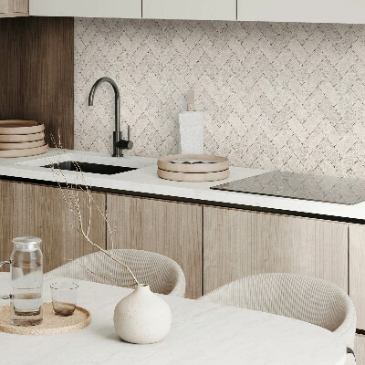 Panou decorativ bucatarie Model decorativ în oase de pe?te