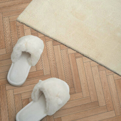 Panou decorativ bucatarie Model în oase pe podea